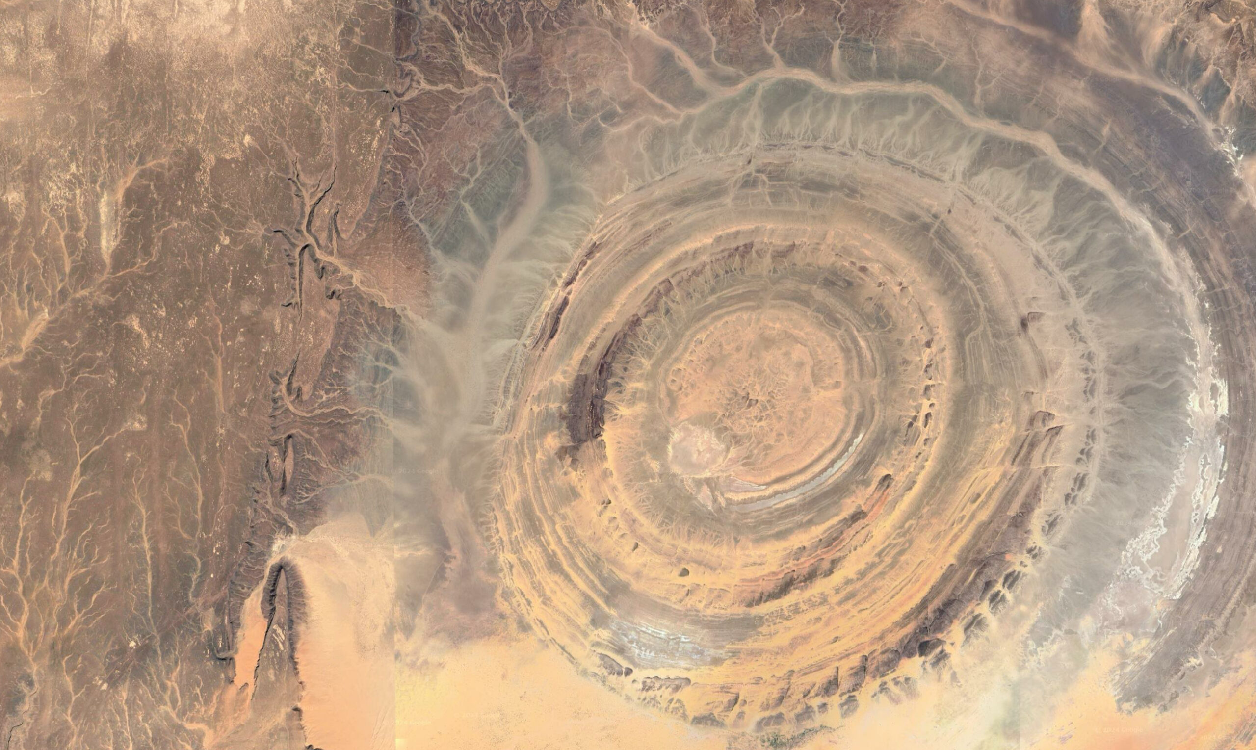 Eye of the Sahara, Mauritania